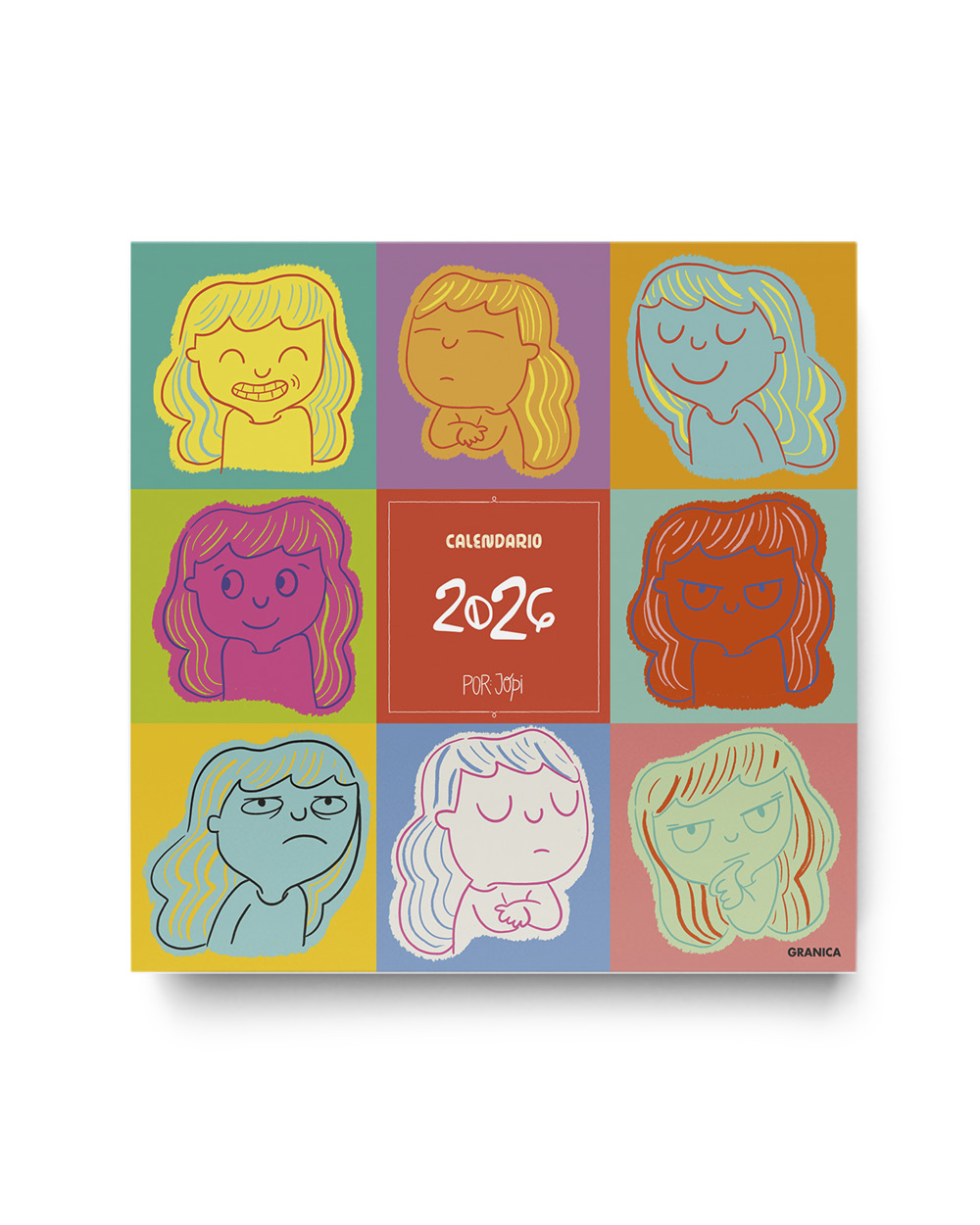 Jopi 2026 Calendario de Pared